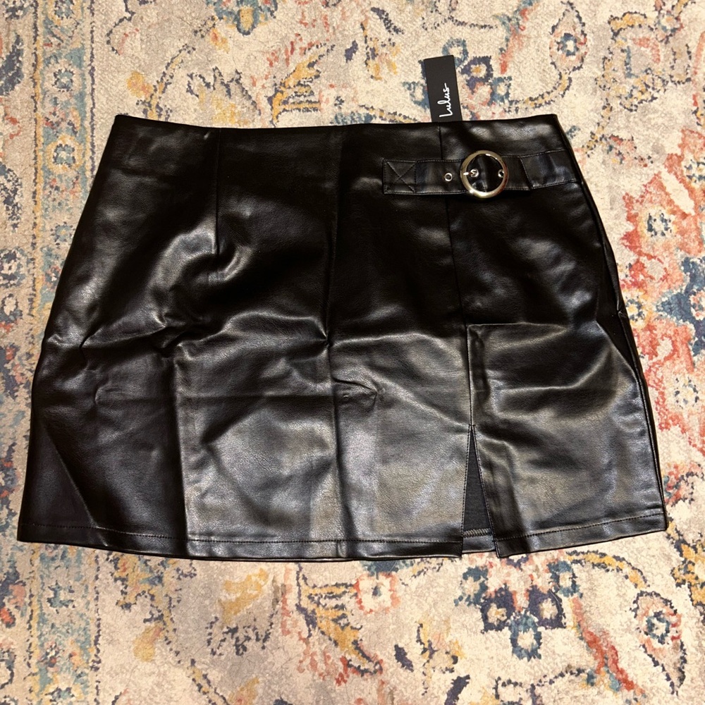 Lulus Pleather Skirt